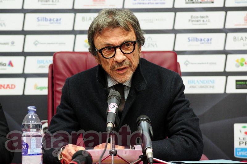 Mauro Ferretti in conferenza stampa una settimana fa